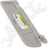APDTY 143504 Sun Visor Assembly Right Gray