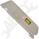 APDTY 143504 Sun Visor Assembly Right Gray