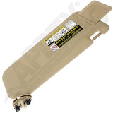 APDTY 143508 Sun Visor Assembly Left Beige