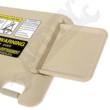 APDTY 143508 Sun Visor Assembly Left Beige