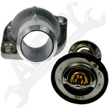 APDTY 143520 Coolant Thermostat Housing Assembly w/Thermostat