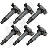 APDTY 143561x6 Ignition Coil Set (Includes Rubber Insulation Boots)