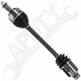 APDTY 143613 CV Axle Shaft With Inner & Outer CV Boots & Joints Fits Front Right