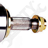 APDTY 143613 CV Axle Shaft With Inner & Outer CV Boots & Joints Fits Front Right