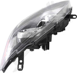 APDTY 143626 Smoked Headlight; Left (Driver Side)