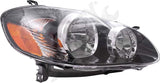 APDTY 143627 Smoked Headlight; Right (Passenger Side)