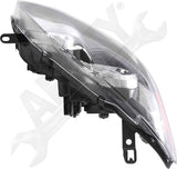 APDTY 143627 Smoked Headlight; Right (Passenger Side)