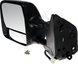 APDTY 143764 Side View Towing Mirror Assembly LH Chrome