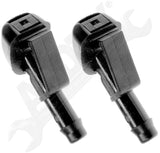 APDTY 144093 Windshield Washer Fluid Spray Nozzle Front Left & Right Pair