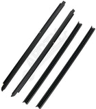 APDTY 144175 Door Window Rubber Belt Weatherstrip Dew Wipe Seal Front Kit