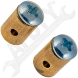 APDTY 14449 Cable Lock Stop Set (Quantity 2; Universal On All 3/32" Cable)