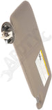 APDTY 144791 Replacement Sun Visor, Gray, Illuminated, Left (Driver-Side)