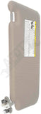 APDTY 144796 Replacement Sun Visor Gray Right Passenger-Side