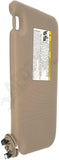 APDTY 144797 Sun Visor Panel Replaces 04002-30106-E0, 74310-06750-E0