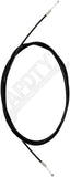 APDTY 144841 Trunk Release Cable Assembly Replaces 6460733070, 64607AA040