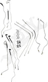 APDTY 145011 Auxiliary Air Conditioning And Heater Line Assembly