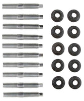 APDTY 14522 Cylinder Head To Exhaust Manifold Hardware Stud Bolt Nut Set Of 10