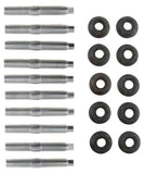 APDTY 14522 Cylinder Head To Exhaust Manifold Hardware Stud Bolt Nut Set Of 10