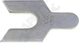 APDTY 145413 Alignment Shim Kit; Set Of 25; Fits Front; 1/16" (1.6mm) Thickness