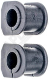 APDTY 145819 Stabilizer Sway Bar To Frame Mount Bushing Set; 25.4mm Bar; Front