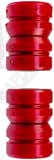 APDTY 146731 Strut Rod Bushing Set; Radius Arm Rod; 4-Piece; Front L&R