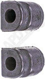 APDTY 146771 Sway Bar To Frame Mount Bushing Set; Rear Left & Right
