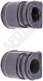 APDTY 146772 Sway Bar To Frame Mount Bushing Set; Rear Left & Right