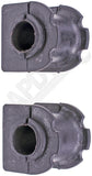 APDTY 146778 Sway Bar To Frame Mount Bushing Set; Front Left & Right