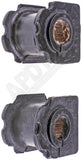 APDTY 146779 Sway Bar To Frame Mount Bushing Set; Rear Left & Right
