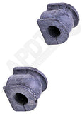 APDTY 146849 Sway Bar To Frame Mount Bushing Pair; Front; Replaces 51306S3VA00