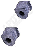 APDTY 146849 Sway Bar To Frame Mount Bushing Pair; Front; Replaces 51306S3VA00
