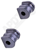 APDTY 146981 Stabilizer Sway Bar To Frame Mount Bushing Set: Rear
