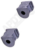 APDTY 146981 Stabilizer Sway Bar To Frame Mount Bushing Set: Rear