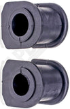 APDTY 147189 Sway Bar To Frame Mount Bushing Set; Front