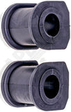 APDTY 147189 Sway Bar To Frame Mount Bushing Set; Front