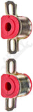 APDTY 147212 Sway Bar To Frame Mount Bushing Set Front; Premium Bushings, 15.8mm