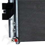 APDTY 143755 AC Air Conditioning Condenser Fits 2005-2012 Tacoma