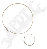 APDTY 14747 C.V. Joint Boot Clamp Kit 3.98 In. and 1.42 In. Diameter