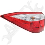 APDTY 153559 Tail Light  Assembly With Bulbs Left