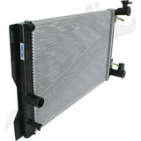 APDTY 153566 Engine Cooling Radiator Assembly; 1.8L Engine & Auto Trans
