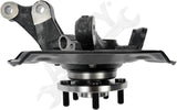 APDTY 153604 Wheel Hub Bearing Steering Knuckle Assembly