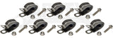 APDTY 153637 Stainless Steel Braided Fuel Line Set