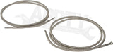 APDTY 153638 Stainless Steel Braided Fuel Line Set
