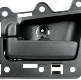 APDTY 153647 Interior Door Handle; All Black; Rear Left