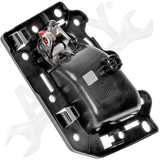 APDTY 153649 Interior Door Handle Replacement Kit Chrome Lever, Black Housing