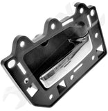 APDTY 153649 Interior Door Handle Replacement Kit Chrome Lever, Black Housing