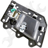 APDTY 153650 Interior Door Handle Replacement Kit Chrome Lever, Black Housing