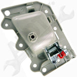 APDTY 153652 Interior Door Handle Kit; Chrome Lever Beige Housing; Front Right