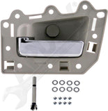 APDTY 153664 Interior Door Handle Replacement Kit Chrome Lever, Beige Housing