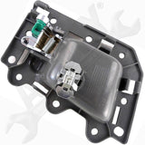 APDTY 153666 Interior Door Handle Replacement Kit Chrome Lever, Gray Housing